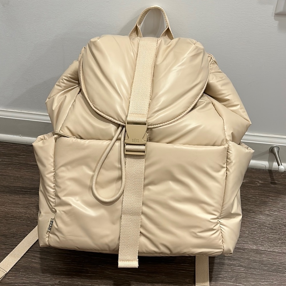 BEIS Cargo backpack in beige